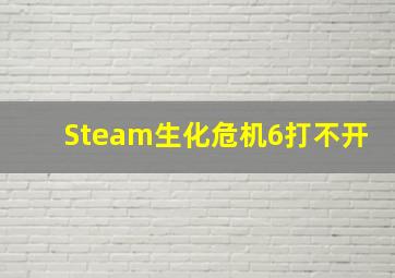 Steam生化危机6打不开