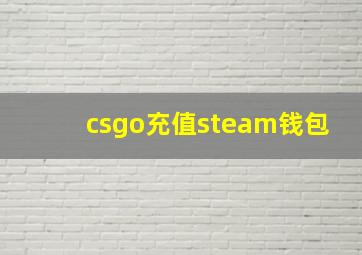 csgo充值steam钱包