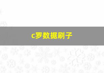 c罗数据刷子