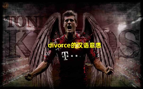 divorce的汉语意思