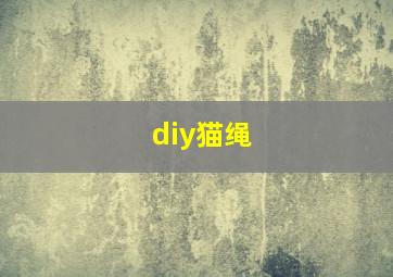 diy猫绳