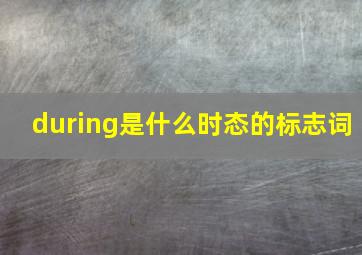 during是什么时态的标志词