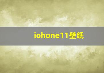 iohone11壁纸