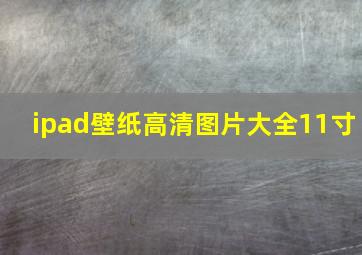 ipad壁纸高清图片大全11寸