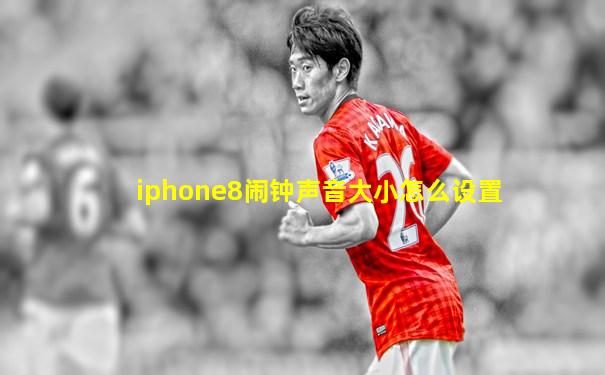 iphone8闹钟声音大小怎么设置