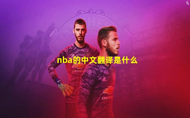 nba的中文翻译是什么