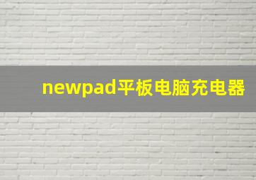 newpad平板电脑充电器