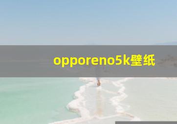 opporeno5k壁纸