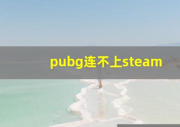 pubg连不上steam