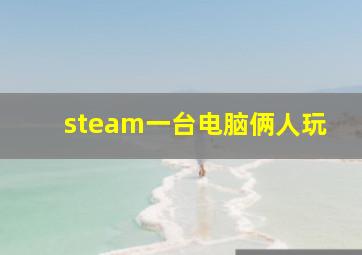 steam一台电脑俩人玩