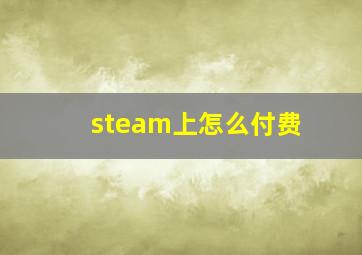 steam上怎么付费