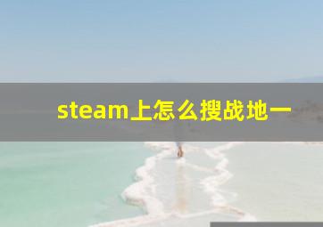 steam上怎么搜战地一