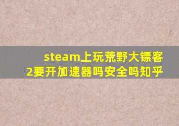 steam上玩荒野大镖客2要开加速器吗安全吗知乎