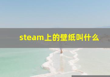 steam上的壁纸叫什么