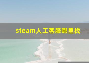 steam人工客服哪里找