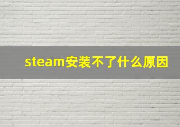 steam安装不了什么原因