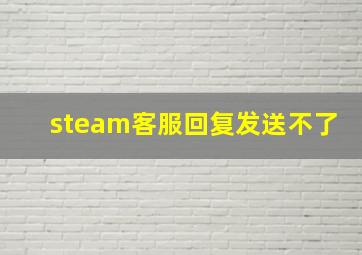 steam客服回复发送不了