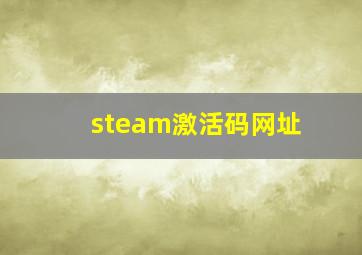 steam激活码网址