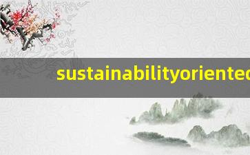 sustainabilityoriented