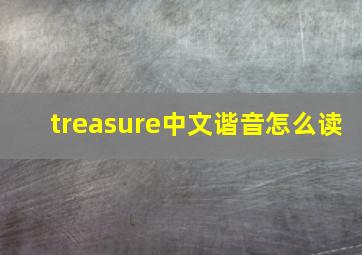 treasure中文谐音怎么读