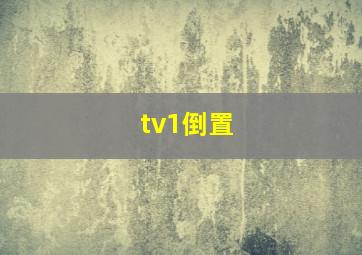 tv1倒置