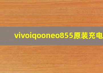 vivoiqooneo855原装充电器