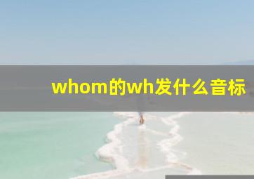 whom的wh发什么音标