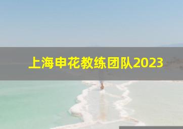 上海申花教练团队2023