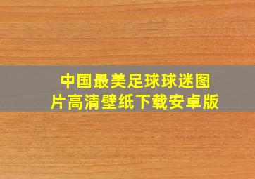 中国最美足球球迷图片高清壁纸下载安卓版