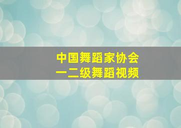 中国舞蹈家协会一二级舞蹈视频