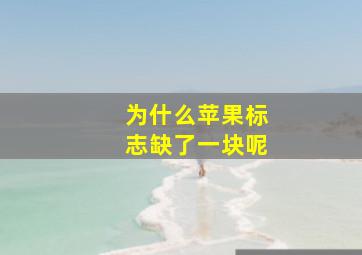 为什么苹果标志缺了一块呢