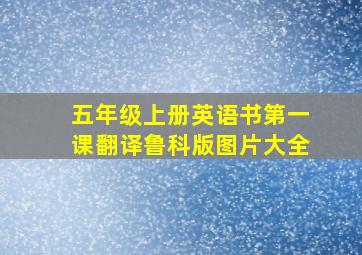 五年级上册英语书第一课翻译鲁科版图片大全