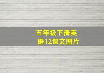 五年级下册英语12课文图片