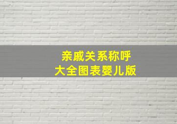 亲戚关系称呼大全图表婴儿版