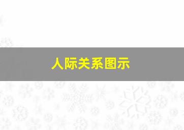 人际关系图示