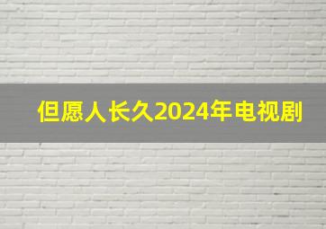 但愿人长久2024年电视剧