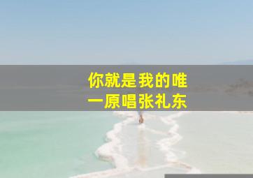 你就是我的唯一原唱张礼东