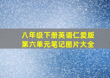 八年级下册英语仁爱版第六单元笔记图片大全