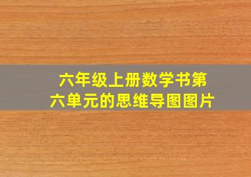 六年级上册数学书第六单元的思维导图图片