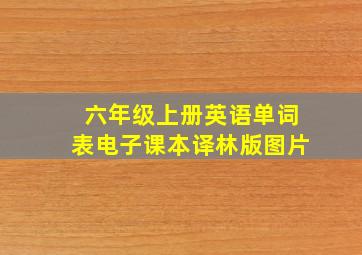 六年级上册英语单词表电子课本译林版图片