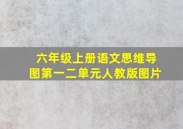 六年级上册语文思维导图第一二单元人教版图片