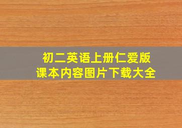 初二英语上册仁爱版课本内容图片下载大全