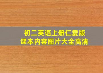 初二英语上册仁爱版课本内容图片大全高清