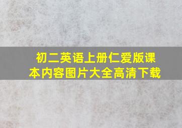 初二英语上册仁爱版课本内容图片大全高清下载