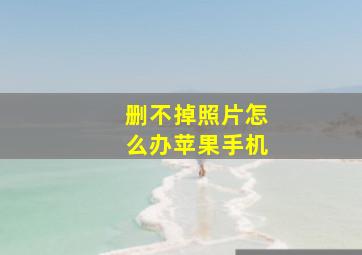 删不掉照片怎么办苹果手机