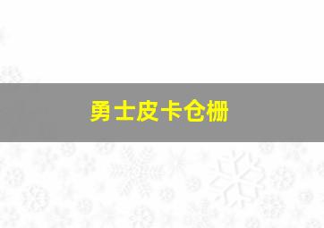 勇士皮卡仓栅