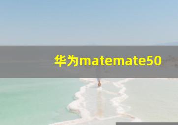 华为matemate50