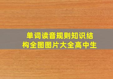 单词读音规则知识结构全图图片大全高中生