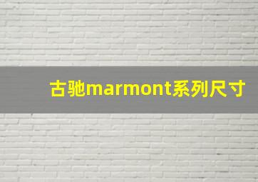 古驰marmont系列尺寸