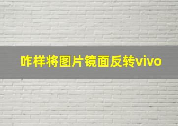 咋样将图片镜面反转vivo